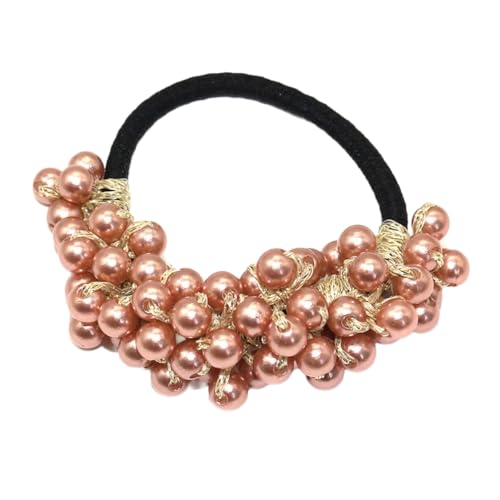 6 unidades de gomas elásticas para el pelo para mujer, coletas de pelo, soporte para coletas, bandas trenzadas, diademas, accesorios para el cabello, color caqui