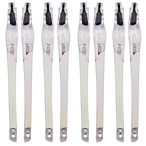 4 Pieds de Cadre Blancs Transparents pour Lunettes Oakleys Crosslink Sweep et Switch