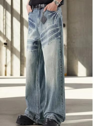 European and American Loose Wide-Leg Jeans4