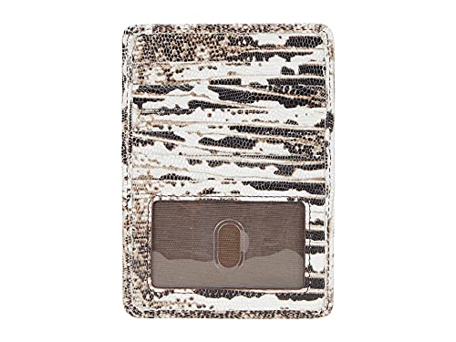 Hobo Euro Slide Leather Wallet For Women - Zipper Pocket With Five Card Slots And Id Window Lizard Print One Size One Size #TOP19