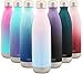 Simple Modern 25 Ounce Wave Water Bottle - Stainless Steel Double Wall Vacuum Insulated Metal Reusable - Leakproof Ombre: Sweet Taffy