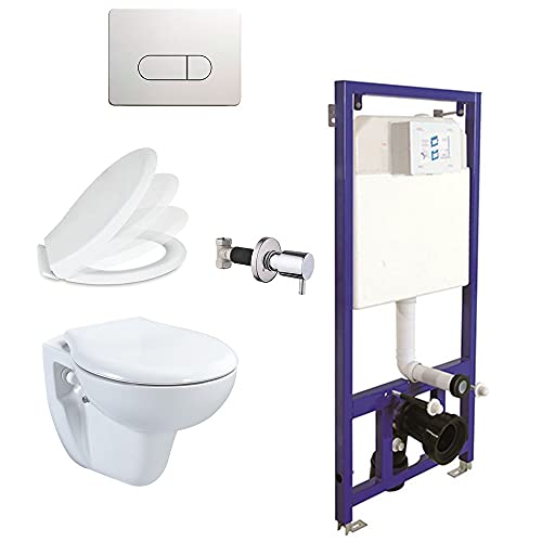 Belvit Inodoro de pared para colgar Cover