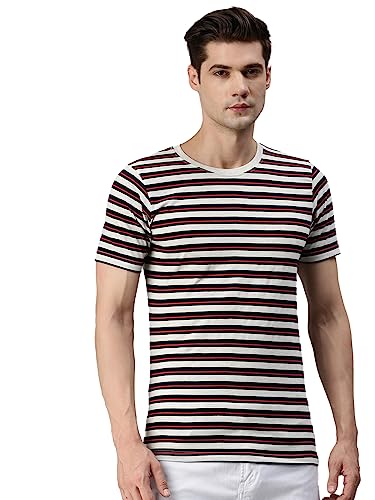 Image of ONN Men's Striped Relaxed Fit T-Shirt