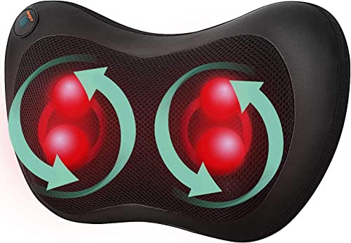 Cojin-de-masaje-Masajeador-Cervical-y-hombros-con-calor-y-Shiatsu-3D-masaje-muscular-cuello-Lombar-espalda-piernas-y-pies-adecuado-para-el-hogar-la-oficina-y-el-coche-Negro