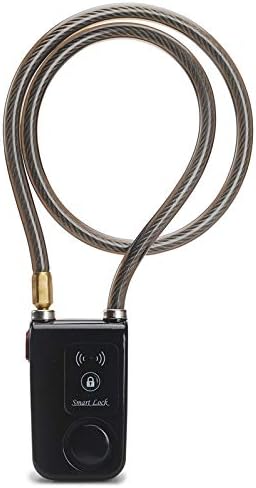 Miniatura 2 de Cerradura inteligente Bluetooth sin llave para bicicleta, motocicleta, puerta de puerta, cerradura inteligente con alarma antirrobo, control de