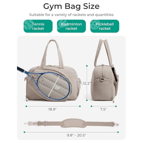 Bolsa para raquetas de bádminton y bolso de hombro para tenis o pickleball 5