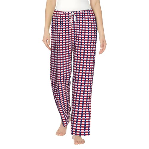 Pantalon de pyjama doux femme Texas : tenue d'intérieur chaude et confortable hiver