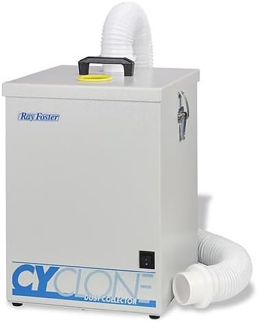 The Deluxe Cyclone Dust Collector - Ray Foster One HP motor, 112 cubic feet per minute (CFM) Dust Collector w/2-1/2" x6' Hose