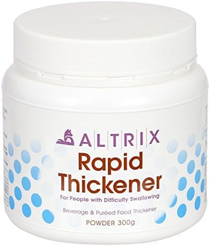 Thickener Powder for Liquids, Food, Drink - Perfect for Dysphagia, People with Swallowing Difficulty or After Stroke (300 Grams / 10.58 oz), Free Downloadable Recipe Book. (Original)