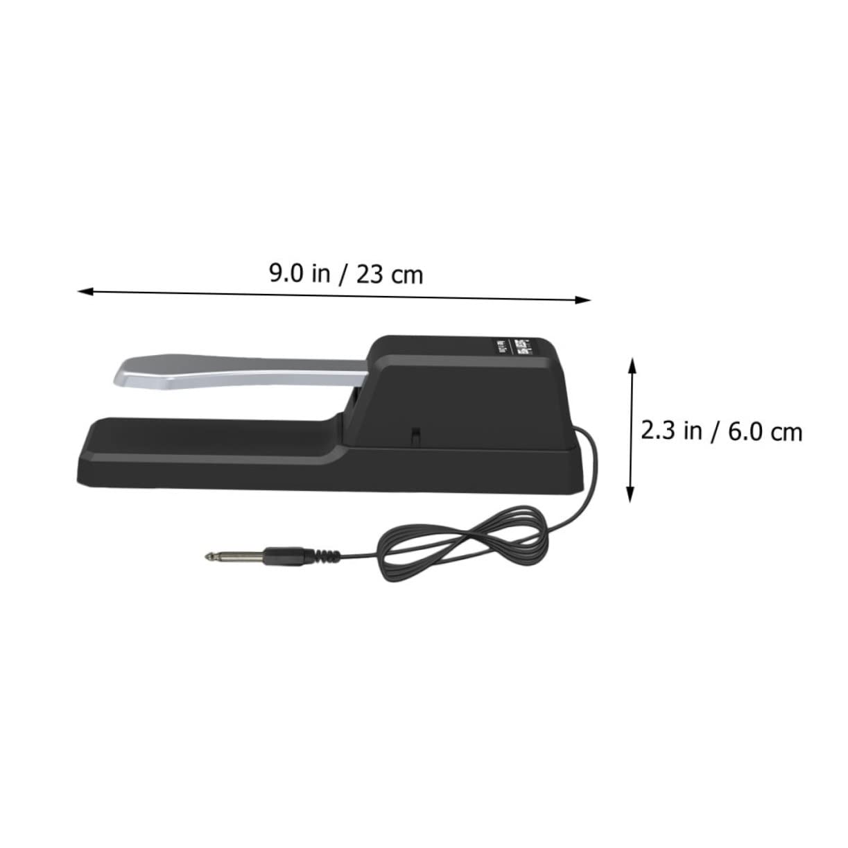 ibasenice Sustain Pedal for Piano Reverse Metal Pole Nonslip Piano Accessory for Daily Practice