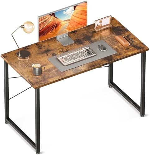 （04:00時点） ODK デスク 机 pcデスク 幅100cm ゲーミングデスク パソコンデスク シンプル 桌子 computer desk 学習机 コンパクト ワークデスク 电脑桌 在宅ワーク おしゃれ 組立簡単 ビンテージ