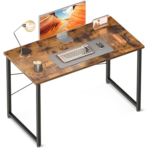 ODK デスク 机 pcデスク 幅100cm ゲーミングデスク パソコンデスク シンプル 桌子 computer desk 学習机 コンパクト ワークデスク 电脑桌 在宅ワーク おしゃれ 組立簡単 ビンテージのサムネイル