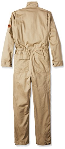 Caterpillar Men\'s Big and Tall Twill Coverall, Flame Resistant Kelp, 34/Regular - Thumbnail 2