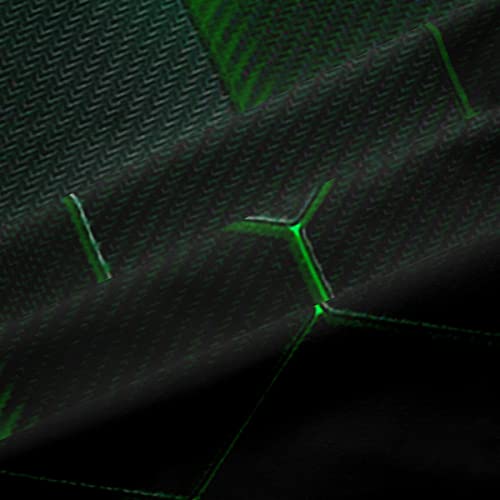 Cortinas de ventana ultra suaves para dormitorio con diseño geométrico de colmena verde 7
