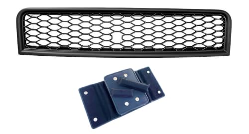 Grille calandre nid abeille noir mat Audi A4 S4 B6 8E 2001-2005