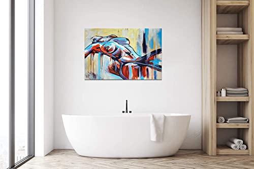 Sexy Canvas Wall Art - Nude Girl Wall Decor Abstract Woman Canvas Print Naked Women Body Poster Modern Sexy Painting Framed Artwork For Girls Room Home Bathroom Decor Ready To Hang (24" W X 36" H) #TOP3