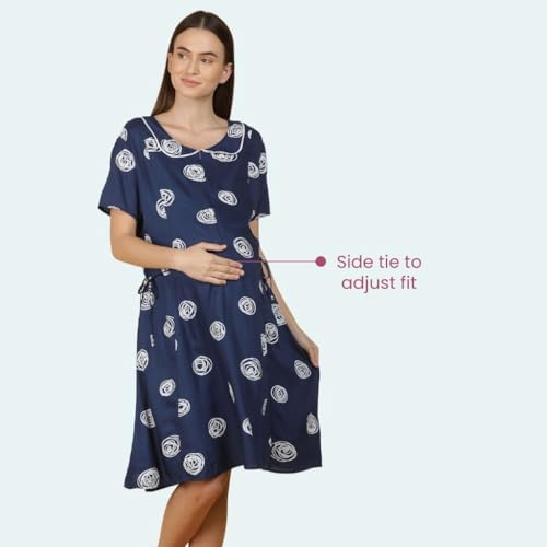 Image of Morph Maternity | Maternity Dresses for Women | Fits During Pregnancy & Post Pregnancy | Back Tie to Adjust