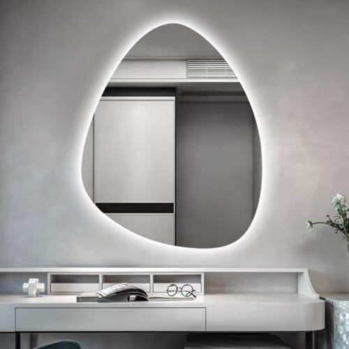 Miroir LED à intensité variable en forme de larme 76x101 cm - 2