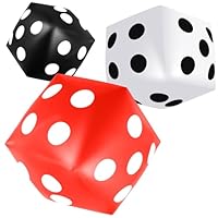 Amazon | インフレータブルダイス-ホワイト(6個パック) | ダイス