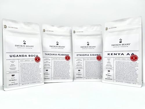 Smokin Beans Africa Bean Box – 4 bolsas de 8 oz cada una miniatura 1