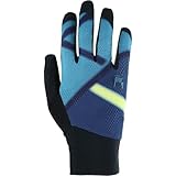  Roeckl Moleno 2 Fahrrad Handschuhe lang blau/schwarz 2025: Größe: 8.5