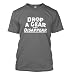 HAASE UNLIMITED Men's Drop A Gear Disappear T-Shirt (Charcoal, X-Large)