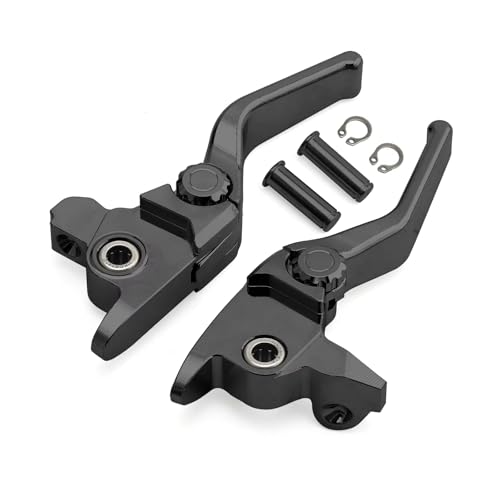 Levier frein moto noir court pour Harley Touring Road King et Electra Glide 2017-2020