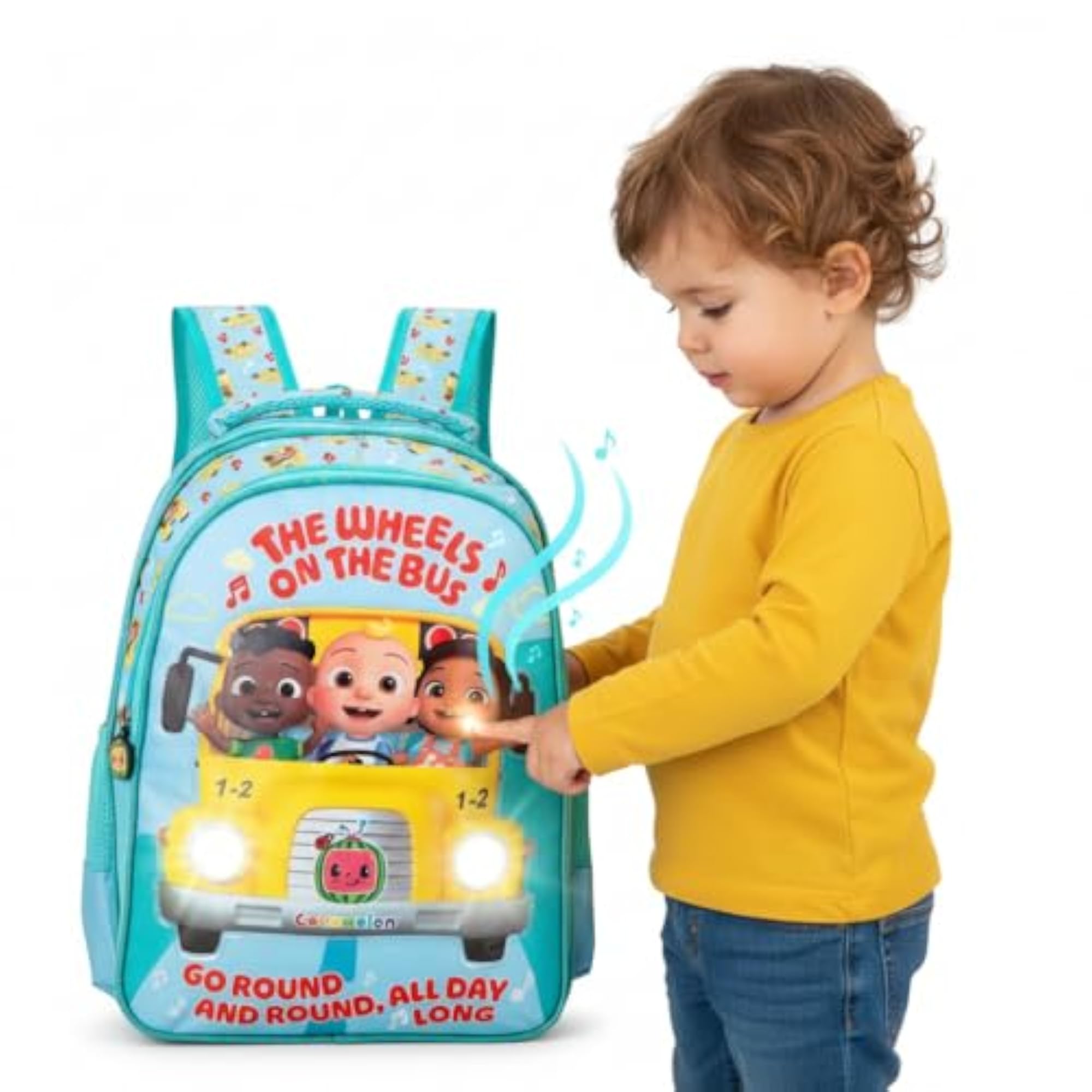 CoComelon Musical LED Backpack for Boys & Girls
