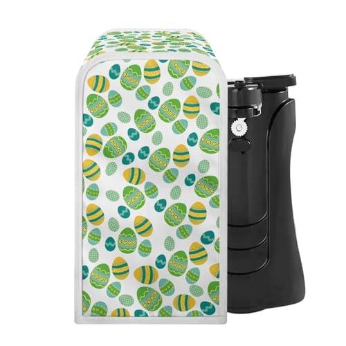 Pzuqiu Easter Egg Pattern Can Opener Cover Machine Washable Dust Cover for Electric Can Opener Dust & Fingerprint Proof Cover
