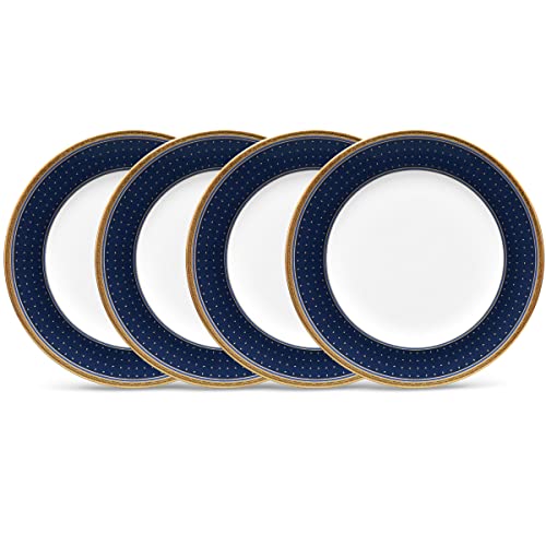 Noritake Blueshire Set of 4 Bread & Butter/Appetizer Plates, 6-1/2 Noritake Blueshire Set of 4 Bread & Butter/Appetizer Plates, 6-1/2