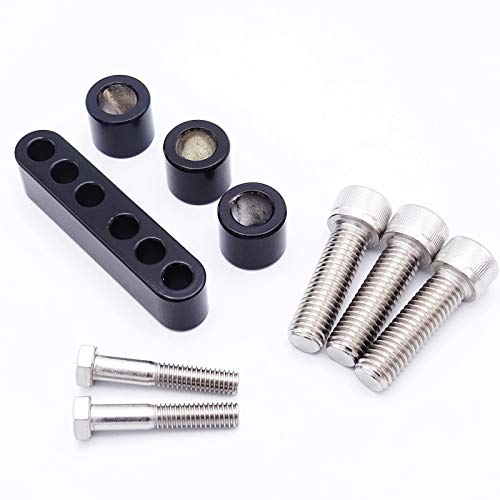 Floorboard 3/4'' Extension Kit Driver Footrest Outward Spacer Compatible with 1983-2008 Harley Davidson Touring Road King Road Glide Street Glide FLH FLT