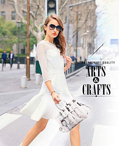 Sac à épaule blanc crème style besace mode urbaine - 2