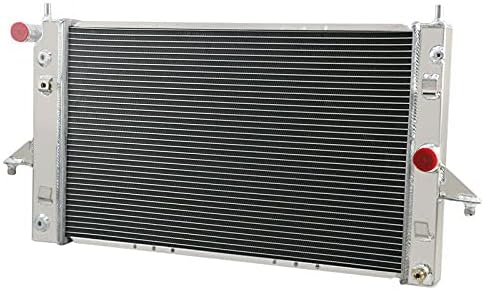 ECMRAD Racing Aluminum Radiator Replacement for 1994-2002 Saturn SC1 SC2 SL SL1 SL2 SW1 SW2 L4 1.9L 1999 2001 1998 1997, Silver