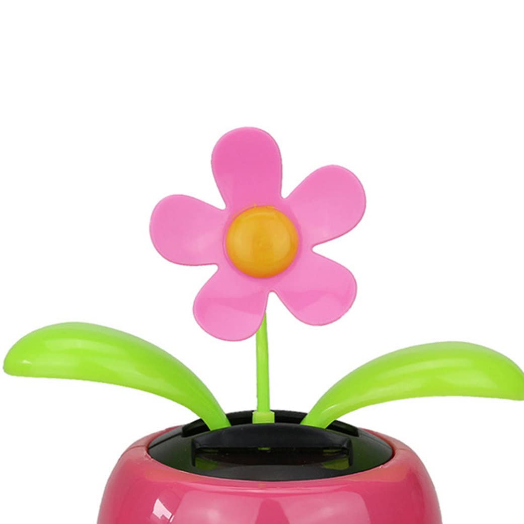 Kolorowy girasole bobblehead solarny do auta dekoracja kwiat tańczący
