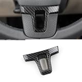 Accessoire Voiture Tuning pour VW pour Golf 6 pour MK6 pour Jetta pour EOS pour Tiguan pour Caddy pour Touran pour Sharan Garniture Protection Couverture Volant Fiber Carbone Voiture Accessoires (Cou