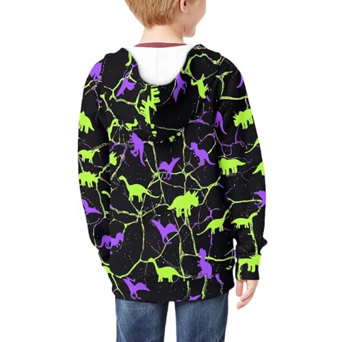 Kids Boys Girls Fall Zip Up Hoodie Sweatshirts with Pockets Long Sleeve Hoody Coat for Hiking Cycling4