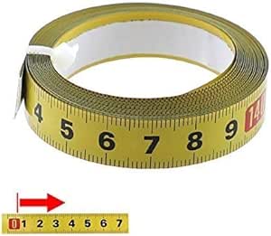 Nastro Metrico Adesivo - Metro A Nastro Con Colla, Per Falegnameria E Cucito, Da 1 A 5 Metri - Foto 8