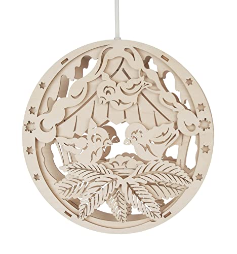 Rudolphs Schatzkiste objet lumineux de fenêtre 25 x 25 cm