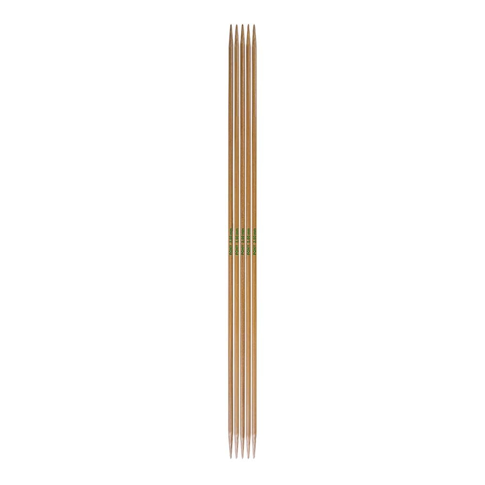Pony Bamboo Double Pointed Needles 20cm 2.50mm - 1pc