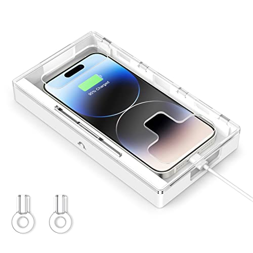 iDiskk Boîte de Verrouillage pour téléphone Portable, Prison pour téléphone Portable avec Deux clés pour iPhone empêche Les Enfants de Jouer excessivement Cover