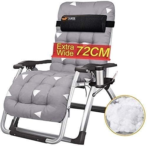 Bain de soleil pliable zéro gravité pour extérieur | Transat de jardin inclinable