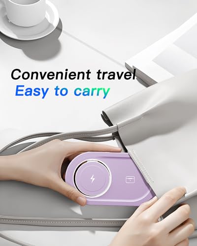 Image of Foldable 3 in 1 Wireless Charging Station for Apple Mag-Safe Charger Stand