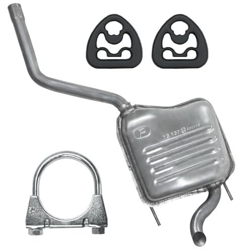 Schalldämpferset Auspuff Endtopf für Mercedes C -Klasse W202 1993-05/2000 2.0 D