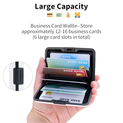 Image of Women Credit Cards Holder,RFID Blocking Protection Aluminum Metal Wallet for Men Women Business Card Holder