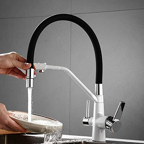 Robinet purification robinet d'évier de cuisine 3 voies nickel - 3