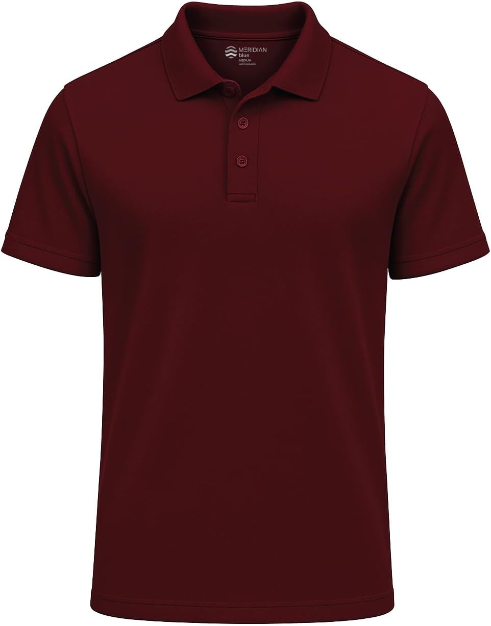 Men's 670 Short Sleeve Polo Shirt with Moisture Wicking and Odor Control.