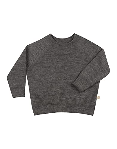Dilling Sweatshirt aus natürlicher Merinowolle für Babys Dunkelgrau...