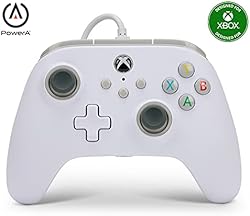 PowerA Wired Gaming Controller for Xbox Series X/S, Xbox One, PC, Windows 10/11, White (Officially Licensed)