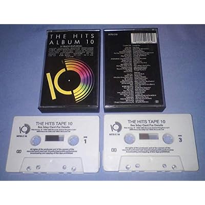 THE HITS ALBUM 10. 1989 32 TRACK DOUBLE AUDIO CASSETTE TAPE. HITS C10