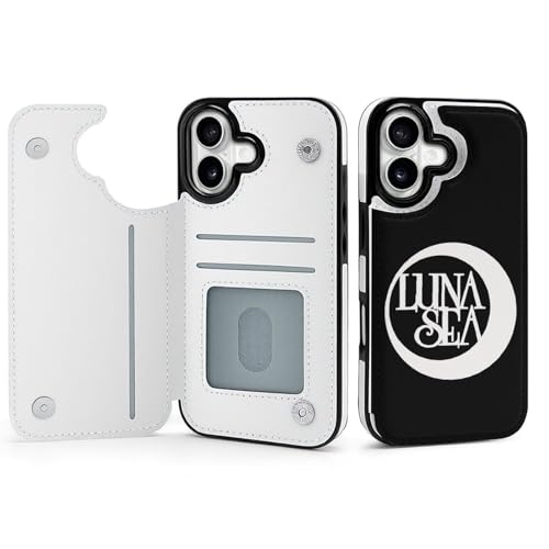 iPhone17�p�P�[�X LUNASEA �蒠�^ �A�C�t�H��17�p�P�[�X PU���U�[ ���z�^ �X�^���h�@�\ �J�[�h���[ �g�уJ�o�[